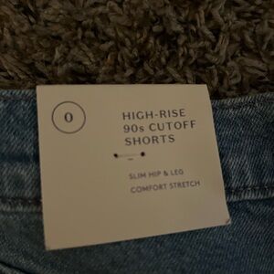 Trendy High-Rise Denim Shorts